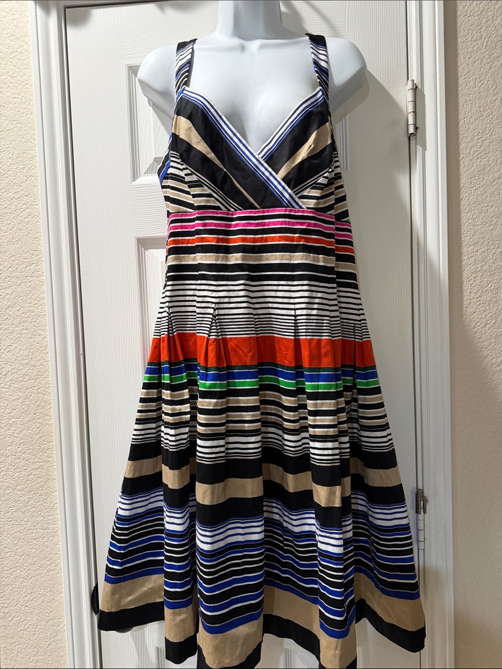 Calvin Klein Striped Multi-Color Sundress